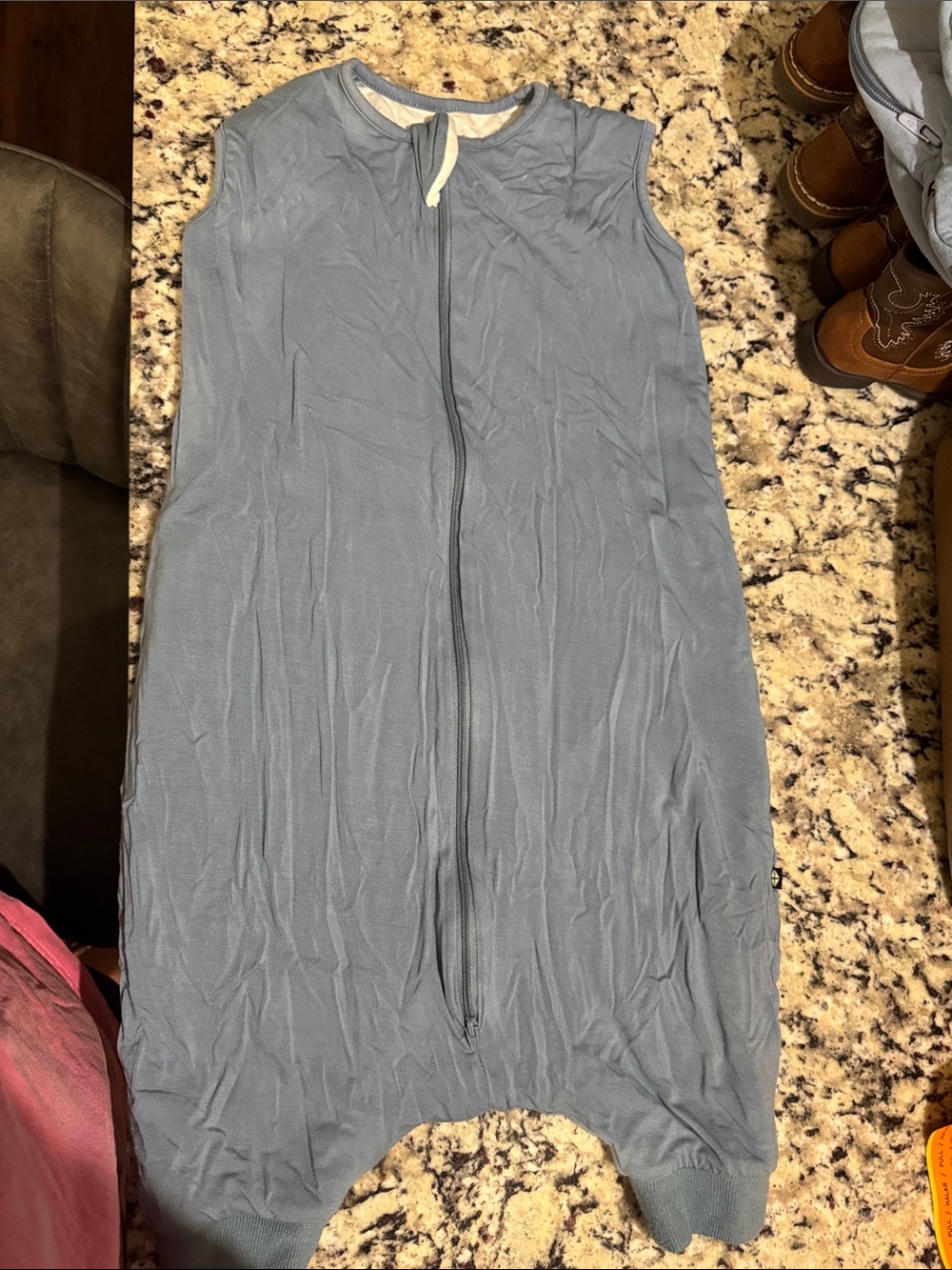 Kyte BABY Blue Sleeveless Zip Sleep Sack